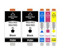 Cartucho de Tinta 903 903XL for Impresora Compatible HP Officejet Pro 6950 6960 6961 6963 6964 6965 6966 6968 6970 6971(1SET 2BK C M Y)