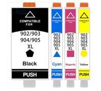 Cartucho de Tinta 903 903XL for Impresora Compatible HP Officejet Pro 6950 6960 6961 6963 6964 6965 6966 6968 6970 6971(1SET BK C M Y)