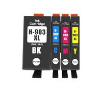 Cartucho de Tinta 903XL 907XL for Impresora multifunción HP Off-Jet Pro 6970 6950 6960 6966 6968 6974 6975 (1 Juego)(1set)