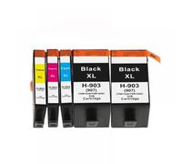 Cartucho de Tinta 903XL Compatible con 903XL para Impresora OfficeJet Pro 6961 6974 6975 6963 6978 6950 con Chip(5 PK)
