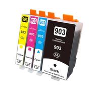 Cartucho de Tinta 903XL Compatible con impresoras Off-eJet 903, 907, 907XL y XL (Modelos 6950, 6960, 6961, 6963, 6964, 6965, 6970 y 6975).(4pcs-1SET)