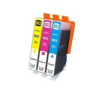 Cartucho de Tinta 903XL Compatible con impresoras Off-eJet 903, 907, 907XL y XL (Modelos 6950, 6960, 6961, 6963, 6964, 6965, 6970 y 6975).(3pcs Color)