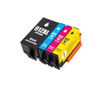 Cartucho de Tinta 912XL, Compatible con HP, 8020 8022 8023 | OfficeJet 8010 8012 8013 8014 8015 8017 8018 8024 8025 8026 8028 8035, negro cian magenta amarillo(1SET)
