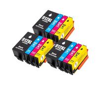 Cartucho de Tinta 912XL, Compatible con HP, 8020 8022 8023 | OfficeJet 8010 8012 8013 8014 8015 8017 8018 8024 8025 8026 8028 8035, negro cian magenta amarillo(3SET)