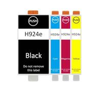Cartucho de Tinta 924E 924XL 924 Compatible con Impresora HP OfficeJet Pro 8135e 8134e 8132e 8122e 8124e 8125e 8120e 8130e(EU. 1Set)