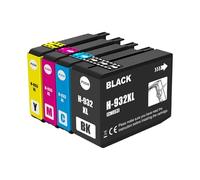 Cartucho de Tinta 932XL/933XL Compatible con impresoras HP 932/933XL y Officejet 6100/6600/6700/7110/7610/7612/7510/7512.(1SET(4PC))