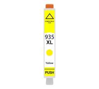 Cartucho de Tinta 934 935 934XL 935XL Compatible con Impresora HP HP934 Officejet 6230 6830 6835 6812 6815 6820(1PC Yellow)