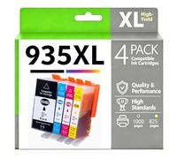 Cartucho de Tinta 934XL 935XL para HP - Alta Capacidad - para OfficeJet Pro 6220 6230 6810 6812 6815 6820 6830 6835,4p