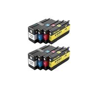Cartucho de Tinta 950XL 951XL, Compatible con HP, 8600 8100 8610 | For 8620 8630 8640 8625 8650 8660 8615 251dw 276dw, 950 951, negro cian magenta amarillo(2SET BK C M Y,951XL)