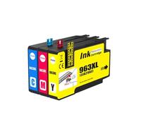 Cartucho de Tinta 963XL 967XL 963 967 XL Compatible con Impresora OfficeJet Pro 9010 9015 9020 9022 9025(CMY 1PC FOR Each)
