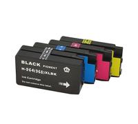 Cartucho de Tinta 964XL Compatible con impresoras OfficeJet Pro 9010, 9012, 9013, 9014, 9015, 9016, 9018, 9019, 9020 y 9025.(1SET(KCMY))