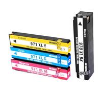 Cartucho de Tinta 970XL 971XL Compatible con HP OfficeJet Pro X476dw X451dw X576dw X551dw N625(970XL 971XL 1set)