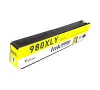 Cartucho de Tinta 980XL, Compatible con HP | Impresora X555dn X555xh X585dn X585f X585z(Yellow)
