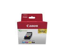 Cartucho de tinta - Canon - CLI-571 - Multicolor - Inyección de tinta - Paquete de 4