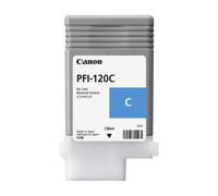 Cartucho de tinta Canon PFI-120C Cian 130 ml - Inyección de tinta - Paquete de 1