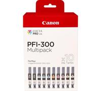 Cartucho de Tinta Canon PFI-300 Multipack 10 Piezas Original
