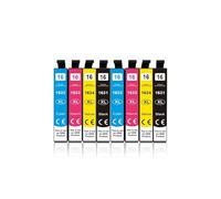 Cartucho De Tinta Compatible 16XL T1631 - T1634, Compatible con Impresora Epson Workforce WF 2010 2540 2750 2510 2520 2530 2760(8Pcs (2SET))