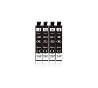 Cartucho De Tinta Compatible 16XL T1631 - T1634, Compatible con Impresora Epson Workforce WF 2010 2540 2750 2510 2520 2530 2760(4pcs Black)