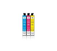 Cartucho De Tinta Compatible 16XL T1631 - T1634, Compatible con Impresora Epson Workforce WF 2010 2540 2750 2510 2520 2530 2760(3pcs Color)