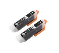 Cartucho de Tinta Compatible 24XL 2431 T2431, Compatible con Epson Expression Photo XP-55 XP-750 XP-760 XP-850 XP-860 XP-950 XP-960, Etc.(Black X 2)