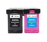 Cartucho De Tinta Compatible 305XL. Compatible Con HP DeskJet 2710, 2720, 4110, 4120, 4130, ENVY 6010, 6020, 6030 Y 6420.(1BK 1C)