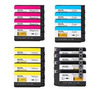 Cartucho de Tinta Compatible 4PK para 953XL Negro CMYK para OfficeJet Pro 7720 7730 7740 8210 8218(4SET)