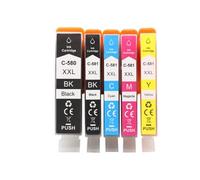 Cartucho de Tinta Compatible 580XL 581XL PGI580 CLI581 pgi 580 581 for c-anon Pixma TS705 TR7550 TR8550 TS6150 TS6250 TS8150 TS8250