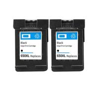 Cartucho de Tinta Compatible 650XL para impresoras HP650 Deskjet 1015 1515 2515 2545 2645 3515 3545 4515 4645(BK(2PC))