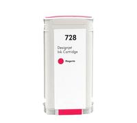 Cartucho de Tinta Compatible 728 de 130 ml y 300 ml for impresoras HP DesignJet T730 y T830 (Modelos F9J68A, F9J67A y F9J66A).(1PC Magenta 130ML)