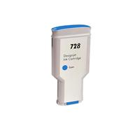 Cartucho de Tinta Compatible 728XL con Tinta Completa for Impresora HP728 DesignJet T730 T830 F9J68A F9J67A F9J66A(1PCS Cyan)