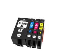 Cartucho de Tinta Compatible 905XL para Impresora 905 905XL 909 Officejet Pro 6960 6970(1 Set (4 PCS))