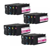 Cartucho de Tinta Compatible 953 953XL para Impresora H-P Pro 7740 8210 8218 8710 8715 8718 8719 8720 8725 8728 8730 8740(4SET)