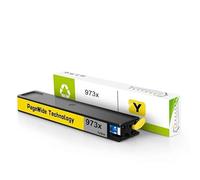 Cartucho de Tinta Compatible 973 973X 973XL con Tinta de Pigmento, Compatible para HP 352dw 377dw 452dn 452dw 477dn 477dw 552dw Impresora(973 Y)