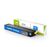 Cartucho de Tinta Compatible 973 973X 973XL con Tinta de Pigmento, Compatible para HP 352dw 377dw 452dn 452dw 477dn 477dw 552dw Impresora(973 C)