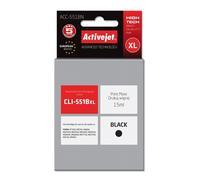 Cartucho de tinta compatible Canon CLI-551Bk (negro) - ACTIVEJET