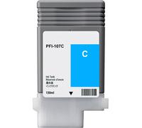 Cartucho de tinta compatible Canon PFI107 (PFI-107C/6706B001) - Azul