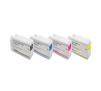 Cartucho de Tinta Compatible con 4 Colores SJIC36P, 75 ml, Pigmento Completo, Compatible con Impresora Epson, CW-C6500Ae C6500PE, Chip Europeo, Compra Limitada(4Color 1set)