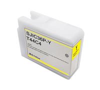 Cartucho de Tinta Compatible con 4 Colores SJIC36P, 75 ml, Pigmento Completo, Compatible con Impresora Epson, CW-C6500Ae C6500PE, Chip Europeo, Compra Limitada(1PC Yellow)