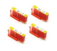 Cartucho de Tinta Compatible con 4 PCS para OfficeJet Pro 8010 8012 8020 8022 8023 8024 8025 8026 8028 8035 Impresoras Funciona con 910XL 910(4PCS-Yellow)