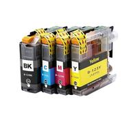 Cartucho de Tinta, Compatible con Brother, LC121 LC123 J4110DW | 121, 123, DCP-J4110DW, J552DW, MFC-J4410DW, MFC-J4610DW, MFC-J4710DW, J6720DW(1SET BK C M Y)