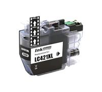 Cartucho de Tinta, Compatible con Brother, LC421XL LC421 | DCP-J1050DW, DCP-J1140DW, MFC-J1010DW, DCP-J1800DW, con chip(1PC Pigment Black)