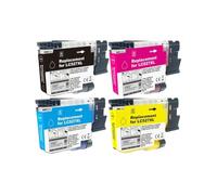 Cartucho de Tinta, Compatible con Brother, LC527 LC-527 LC527XL | LC-527XL, MFC-J4350DW MFC-J4550DW, negro cian magenta amarillo, alta capacidad(1SET BK C M Y)