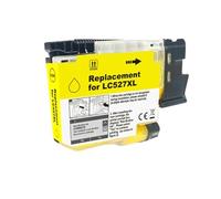 Cartucho de Tinta, Compatible con Brother, LC527 LC-527 LC527XL | LC-527XL, MFC-J4350DW MFC-J4550DW, negro cian magenta amarillo, alta capacidad(1PC Yellow)