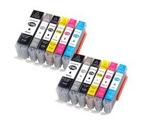 Cartucho de Tinta, Compatible con Canon, 570XL 571XL 570 571 | MG5751 MG5752 MG5753 MG5750, PGI 570 CLI 571, cartucho lleno(12pcs(with Gray))