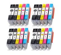 Cartucho de Tinta, Compatible con Canon, 570XL 571XL 570 571 | MG5751 MG5752 MG5753 MG5750, PGI 570 CLI 571, cartucho lleno(20pcs)