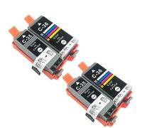 Cartucho de Tinta Compatible con Canon IP100 IP110 IP100B PGI-35 CLI-36(2SET Black Color)