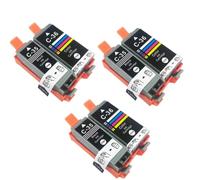 Cartucho de Tinta Compatible con Canon IP100 IP110 IP100B PGI-35 CLI-36(3SET Black Color)