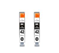 Cartucho De Tinta, Compatible con Canon, Pro-100 Pro-100S CLI-42 | Cartucho de tinta BK LGY GY C M Y PC PM for impresora(2 PCS CLI42-BK)