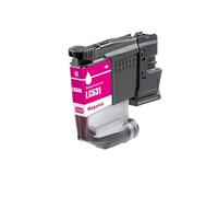 Cartucho de Tinta Compatible con Color LC531 for Impresora B-Rother DCP-J1260W DCP-J1310DW/DCP-J1360DW(1pcs Magenta)