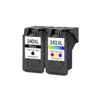 Cartucho de Tinta Compatible con Einkshop 140XL 141XL para impresoras PG140 CL141 MG4110 MG3210 MG3510 MG474(1set)